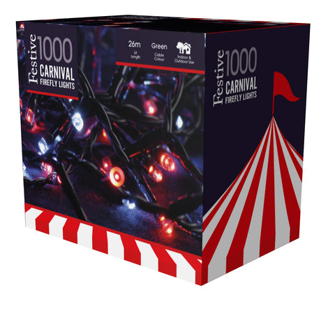 1000 Firefly Carnival Christmas Lights from Pines and Needles