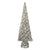 Cream Basket Cone Christmas Tree, 163cm