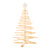 Natural Wood Standing Christmas Tree, 79cm