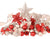 10ft Red and Silver Festive Christmas Tree Decoration Set from Pines and Needles