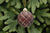 Burgundy Quilted Glass Bauble
