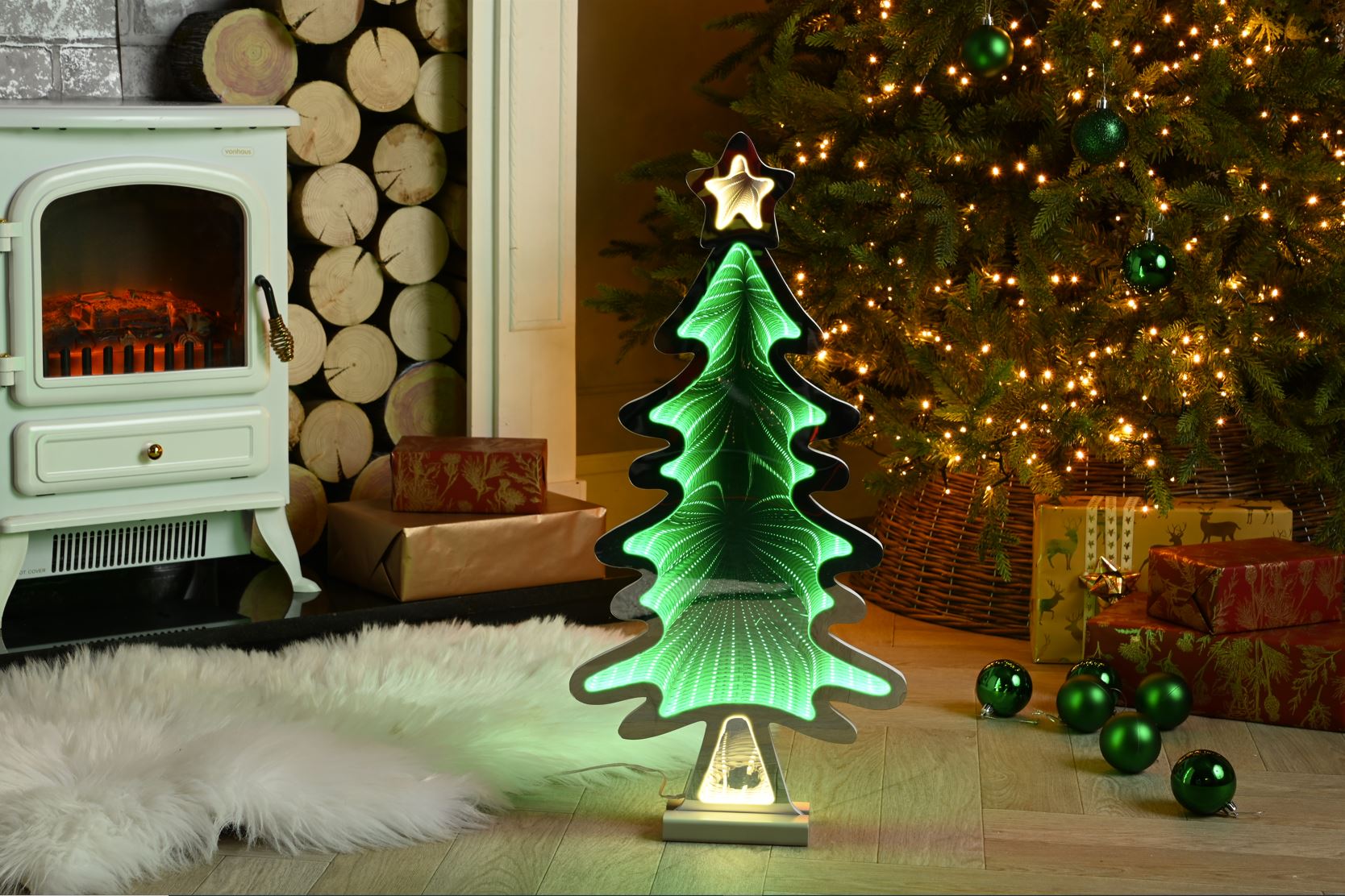 Christmas Tree Infinity Light 60cm