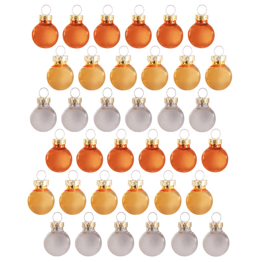 Buy Metallic Baubles Set Of 36 from Pines and Needles