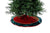 Red and Green Velour Tree Skirt 106cm