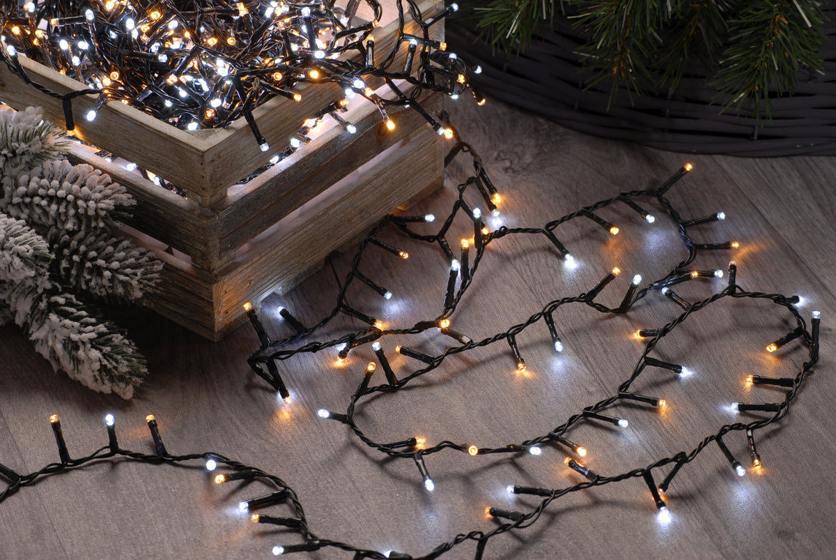 1000 Firefly Lights Ice and Warm White | Pines and Needles