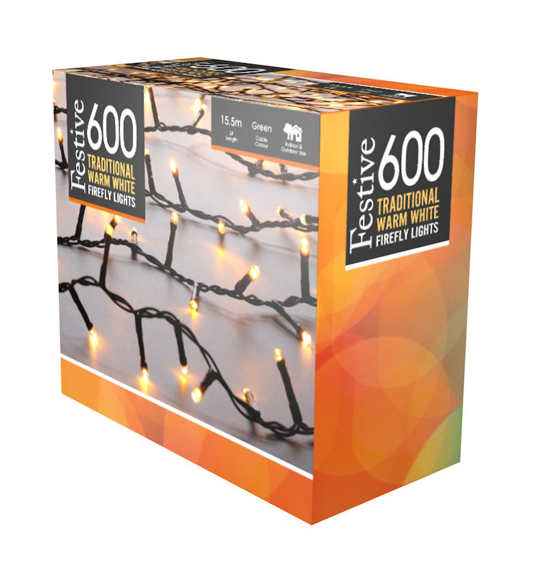 600 Firefly Twister Christmas Lights from Pines and Needles