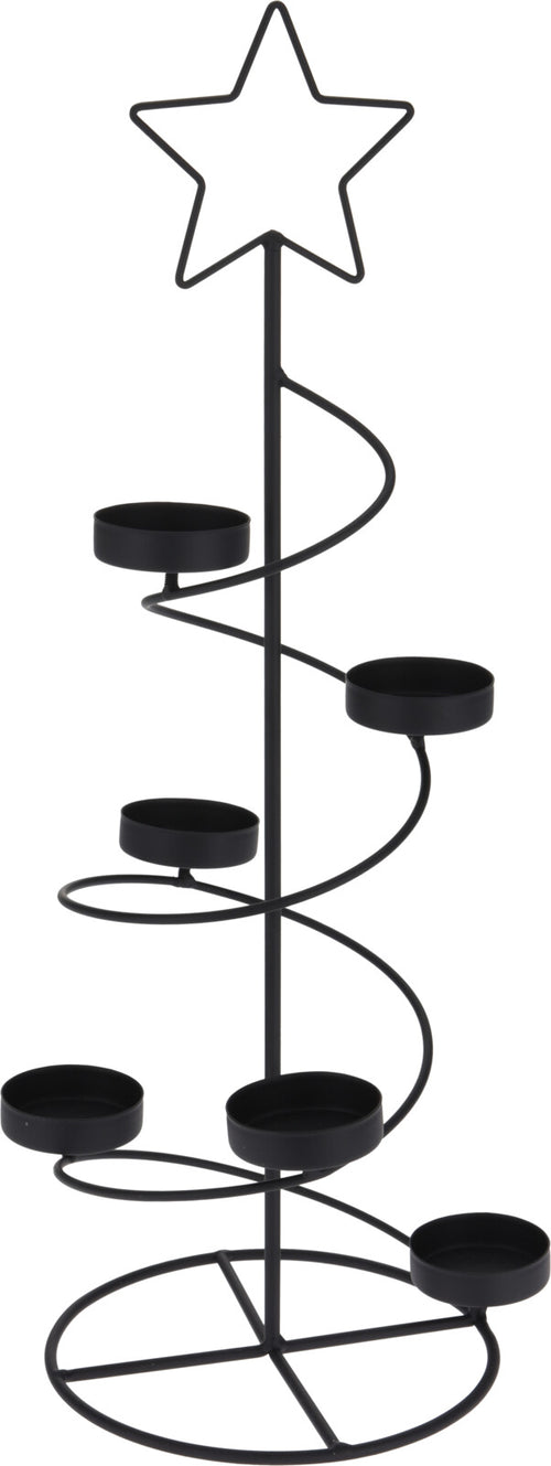 Christmas Tree Tea Light Holder Pines and Needles