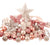 8ft Silver and Pink Festive Christmas Tree  Decoration Set from Pines and Needles