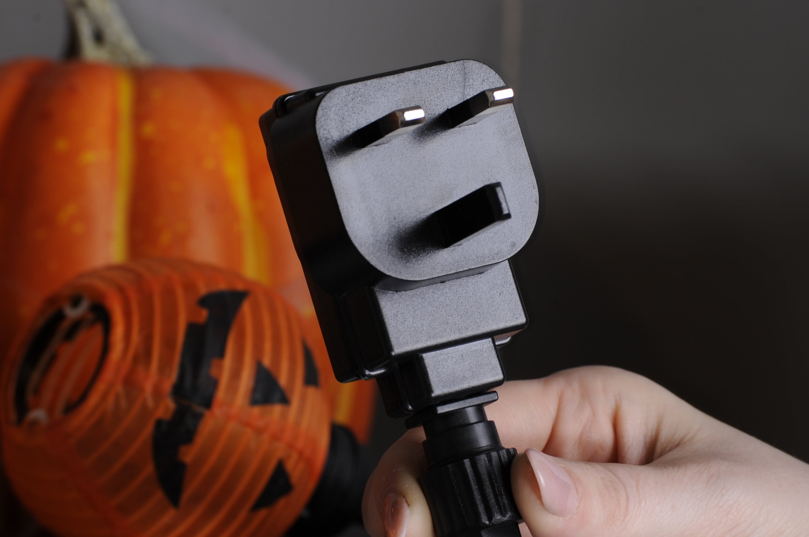 Flame Effect Pumpkin Lanterns Pines and Needles