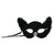 Gisela Graham Black Chenille Cat Mask