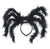 Gisela Graham Large Black Faux Fur Spider Hairband