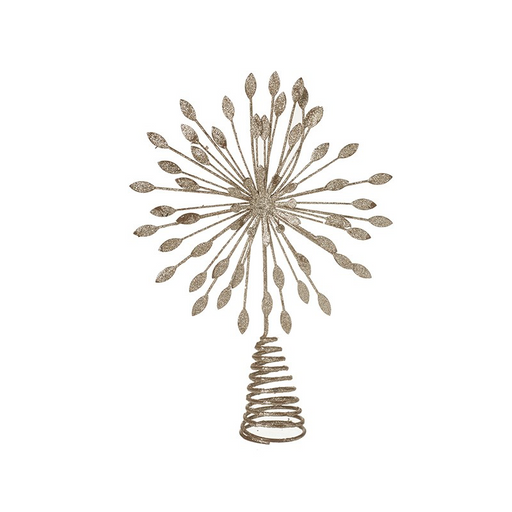 Buy Gold Leaf Starburst Tree Topper from Pines and Needles