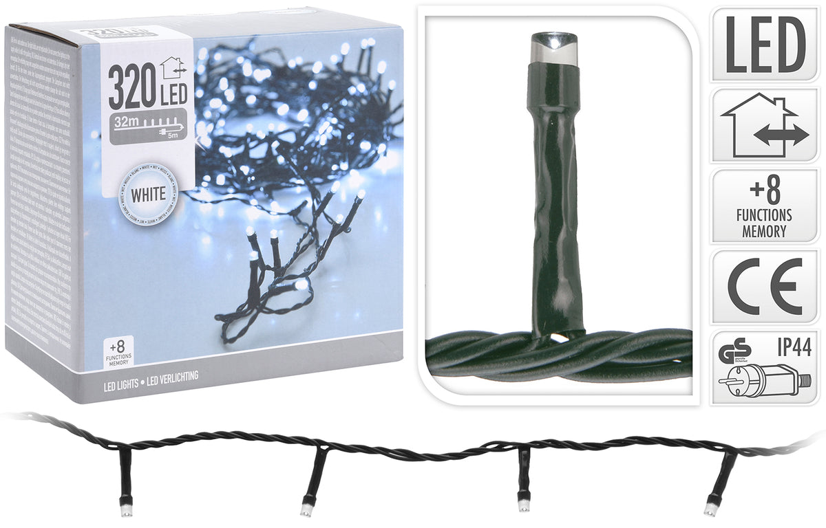 Ice Tree Led 320 Ice White LED Christmas Tree Lights | Pines and Needles
