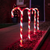 Red and White Candy Cane Christmas Stake Lights from Pines and Needles