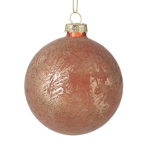 Buy Mottle Glass Christmas Bauble from Pines and Needles