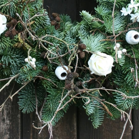 White Floral Garland - 6ft (2m) Long